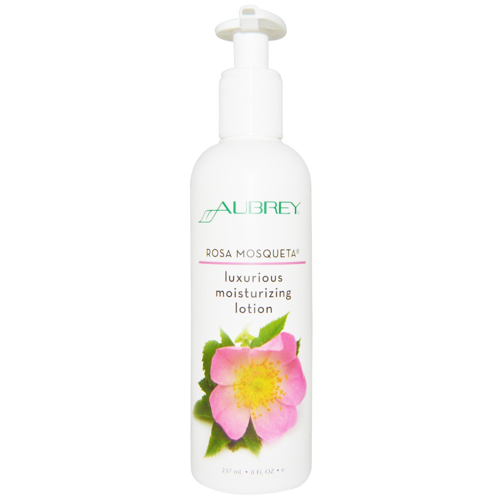 Aubrey Organics, Luxurious Moisturizing Lotion, Rosa Mosqueta, 8 fl oz (237 ml)