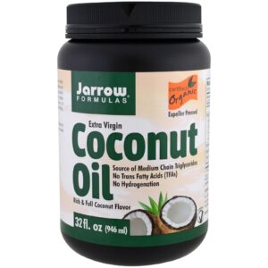 Jarrow Formulas, Óleo de Coco Extra Virgem, Extraído sob Pressão, 32 oz fl (946 ml)