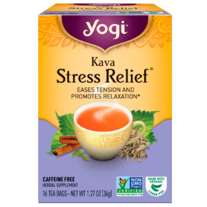 Yogi Tea, Alívio para o Estresse Kava, Sem Cafeína, 16 saquinhos de chá, 1.27 oz (36 g)