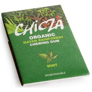 Chicza Orgânico Mayan Rainforest Chewing Gum, hortelã - Box of 10