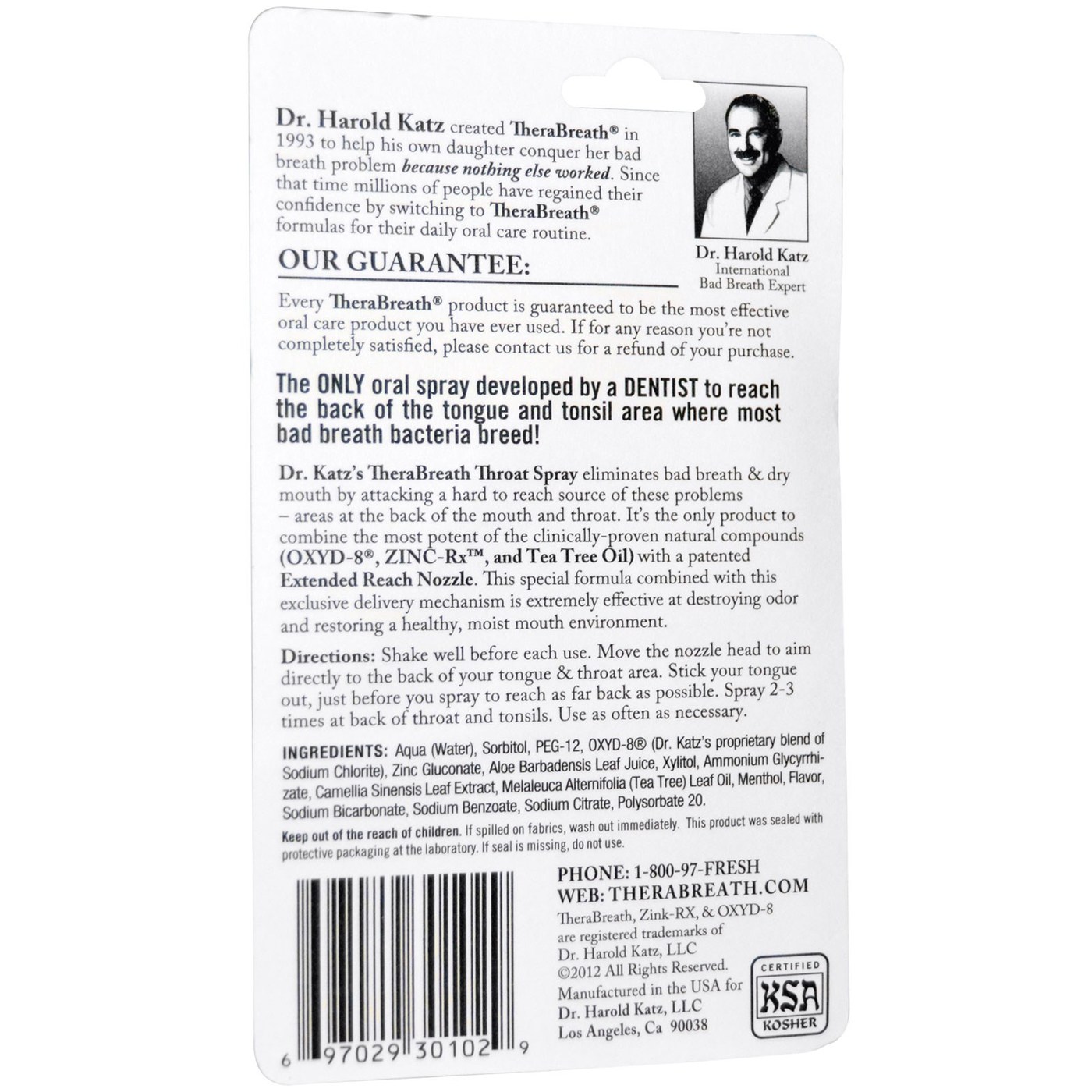 TheraBreath Fresh Breath Throat Spray - 1 fl oz - Imagem 2