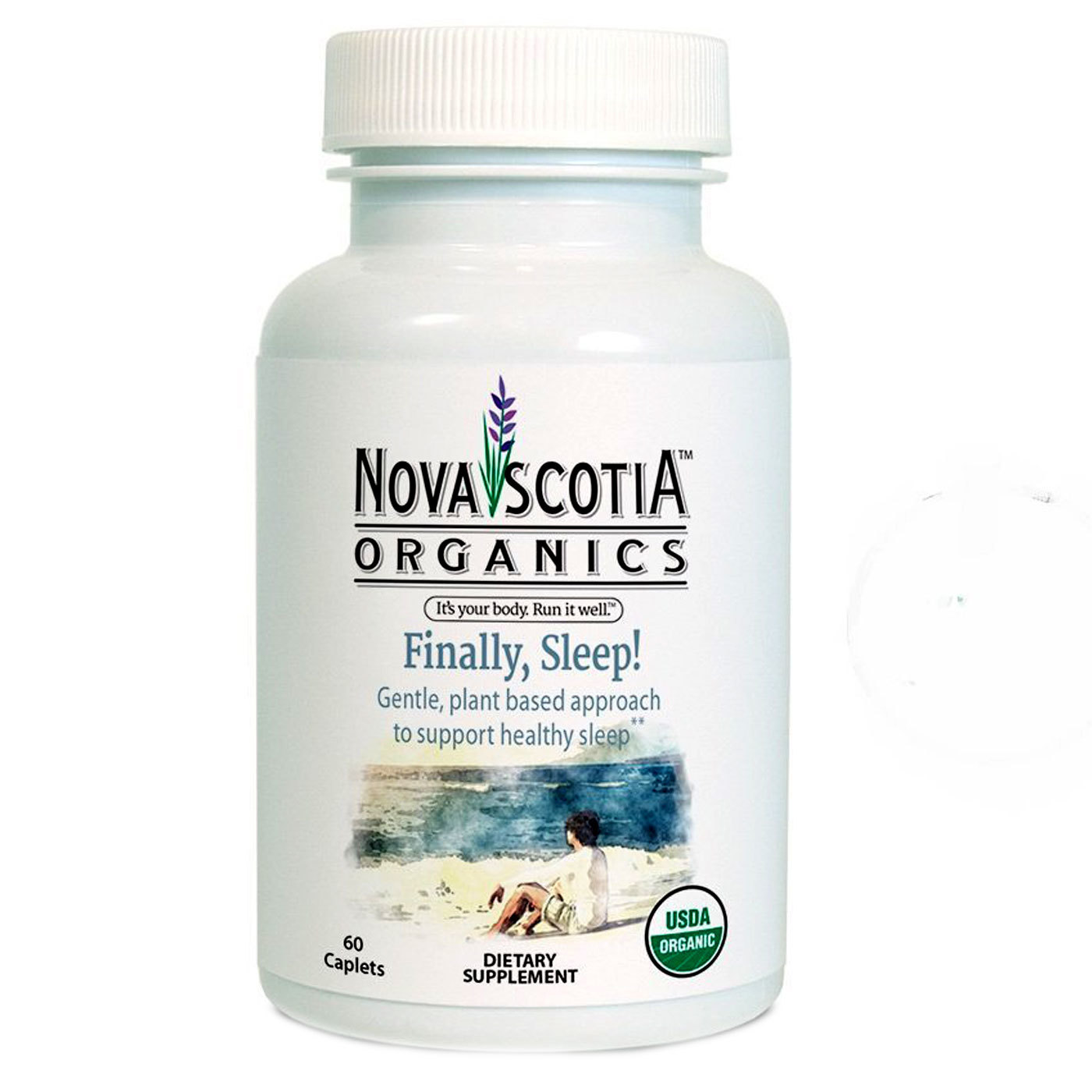 Nova Scotia Orgânicos Finally, Dormir! - 60 Cápsulas