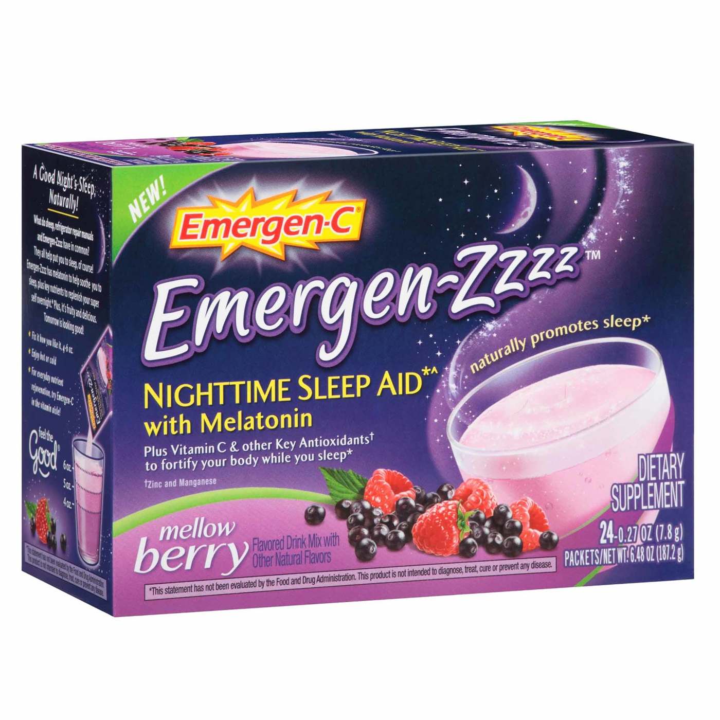 Emergen-Zzzz 24 pacotes - 7.8 g - Alacer - Imagem 2