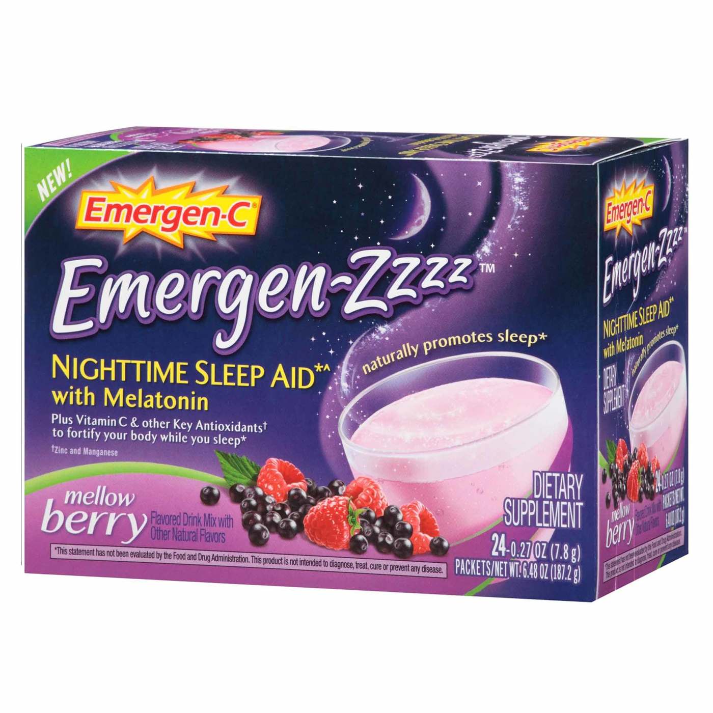 Emergen-Zzzz 24 pacotes - 7.8 g - Alacer - Imagem 3