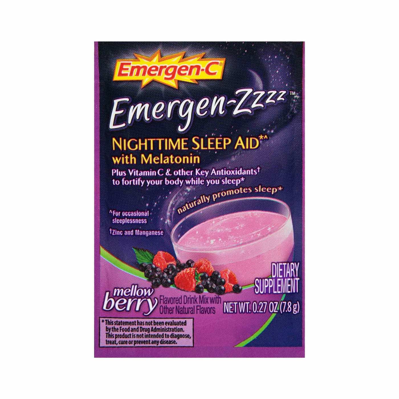 Emergen-Zzzz 24 pacotes - 7.8 g - Alacer - Imagem 4