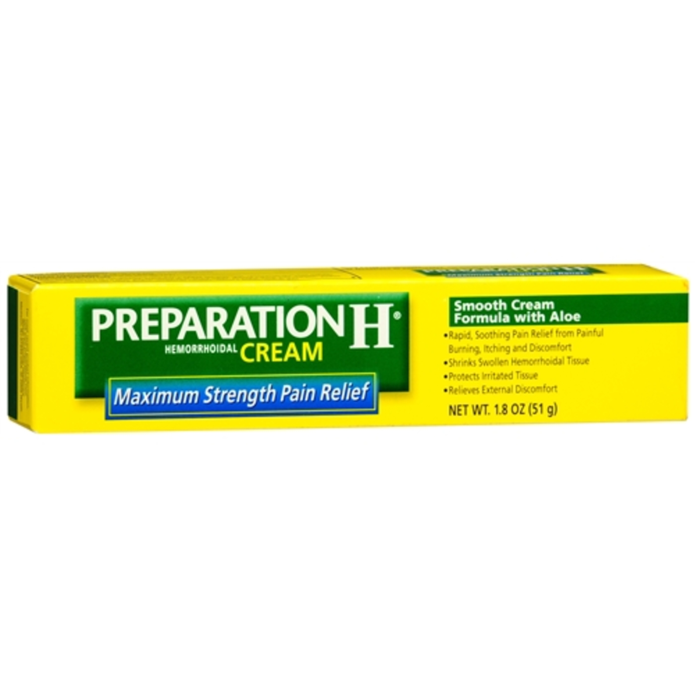 Preparation H Maximum Strength Alívio da Dor Cream - 1.8 oz
