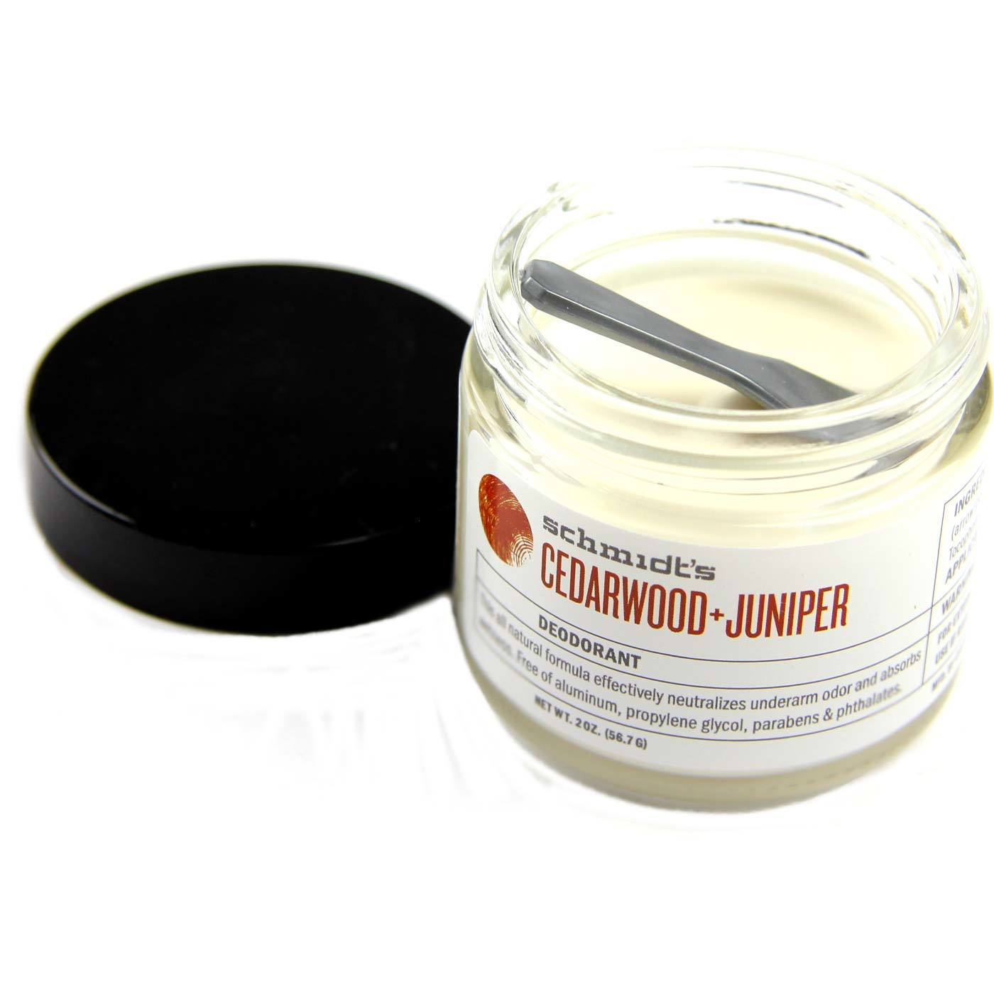Schmidt's Natural Desodorante Jar Desodorante, Cedarwood + Juniper - 2 oz - Imagem 4