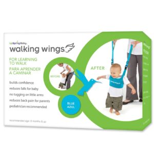UpSpring Walking Wings Bebê Learning to Walk Assistant, Azul - 1 Walking Wings