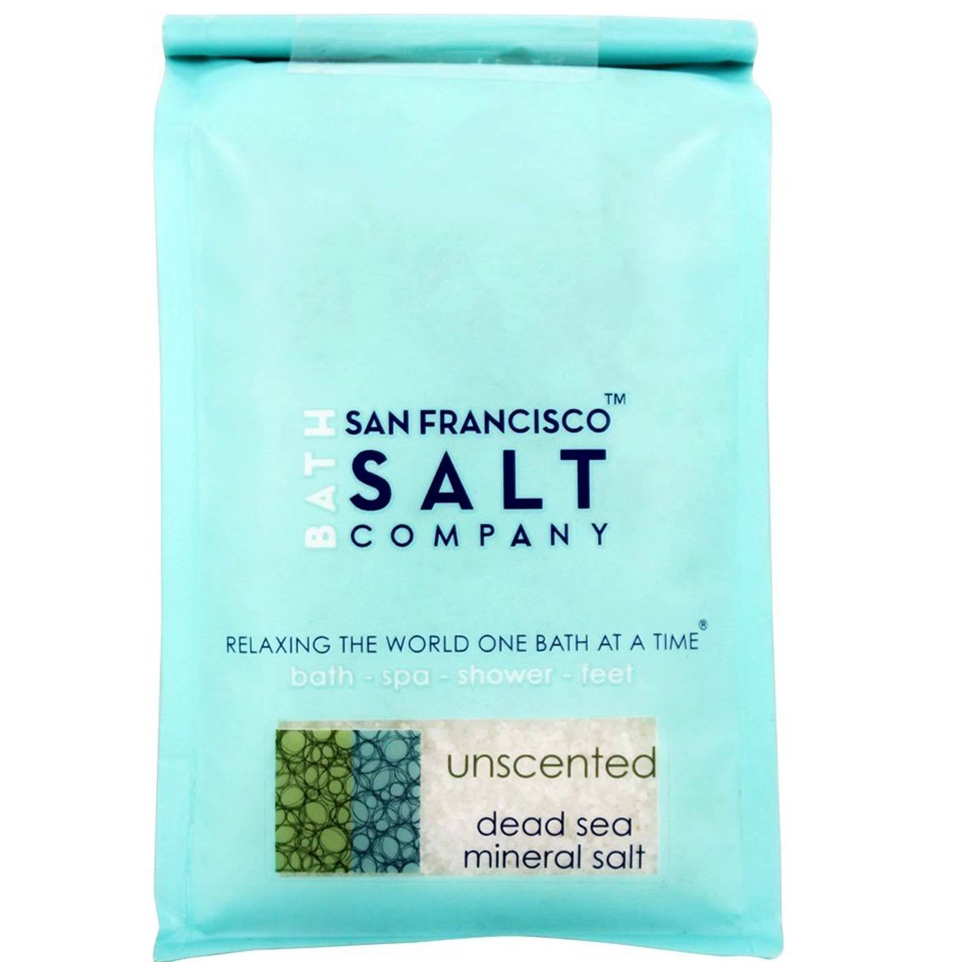 San Francisco Salt Company Dead Sea Mineral Salt, Sem sabor - 1.75 lbs