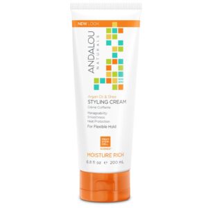 Andalou Naturals, Creme para Pentear, Óleo de Argan e Karité