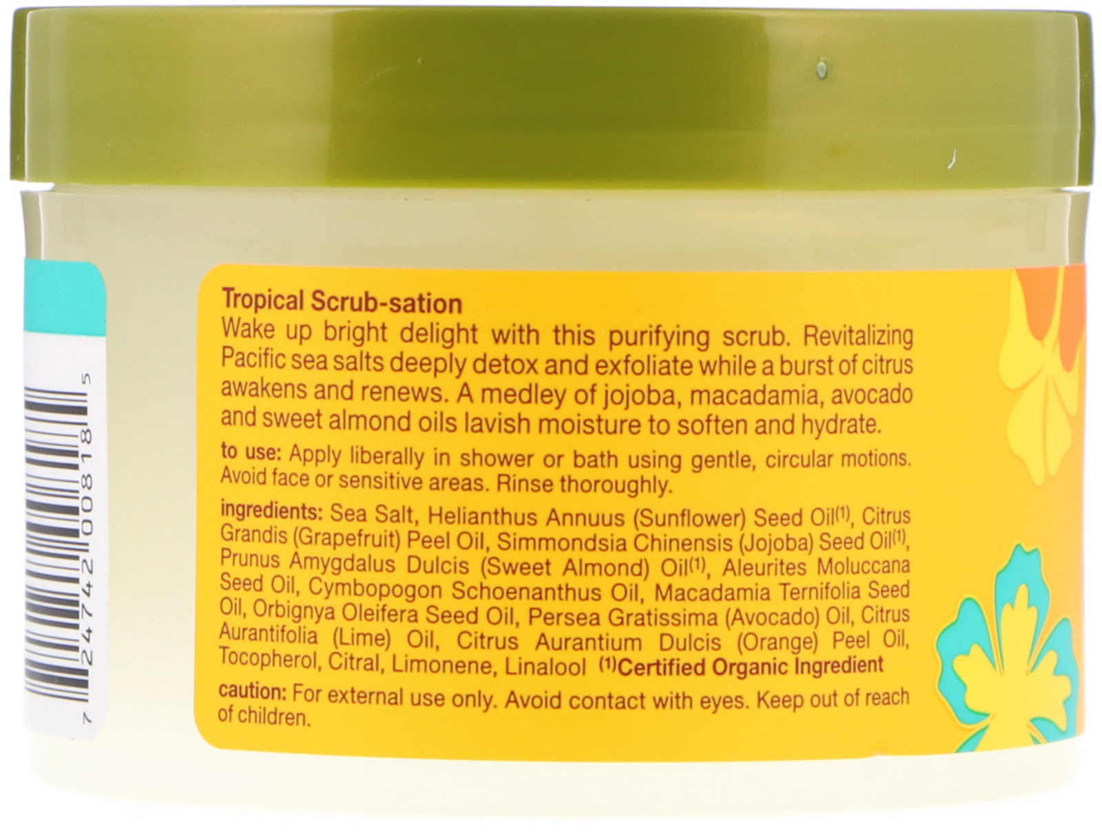 Alba Botanica, Hawaiian Body Scrub, 14.5 oz (411 g) - Imagem 2