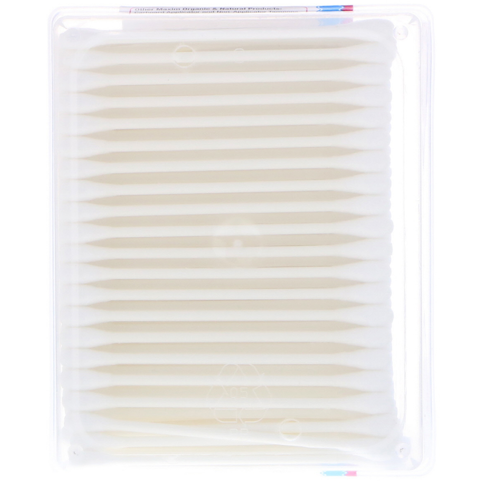 Maxim Hygiene Products, Cotonetes de algodão orgânico, 200 unidades - Imagem 2