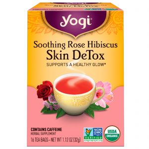 Comprar yogi tea, skin detox, rose hibiscus calmante, 16 sachês de chá, 1,12 oz (32 g) preço no brasil mercearia suplemento importado loja 55 online promoção - 6 de junho de 2023