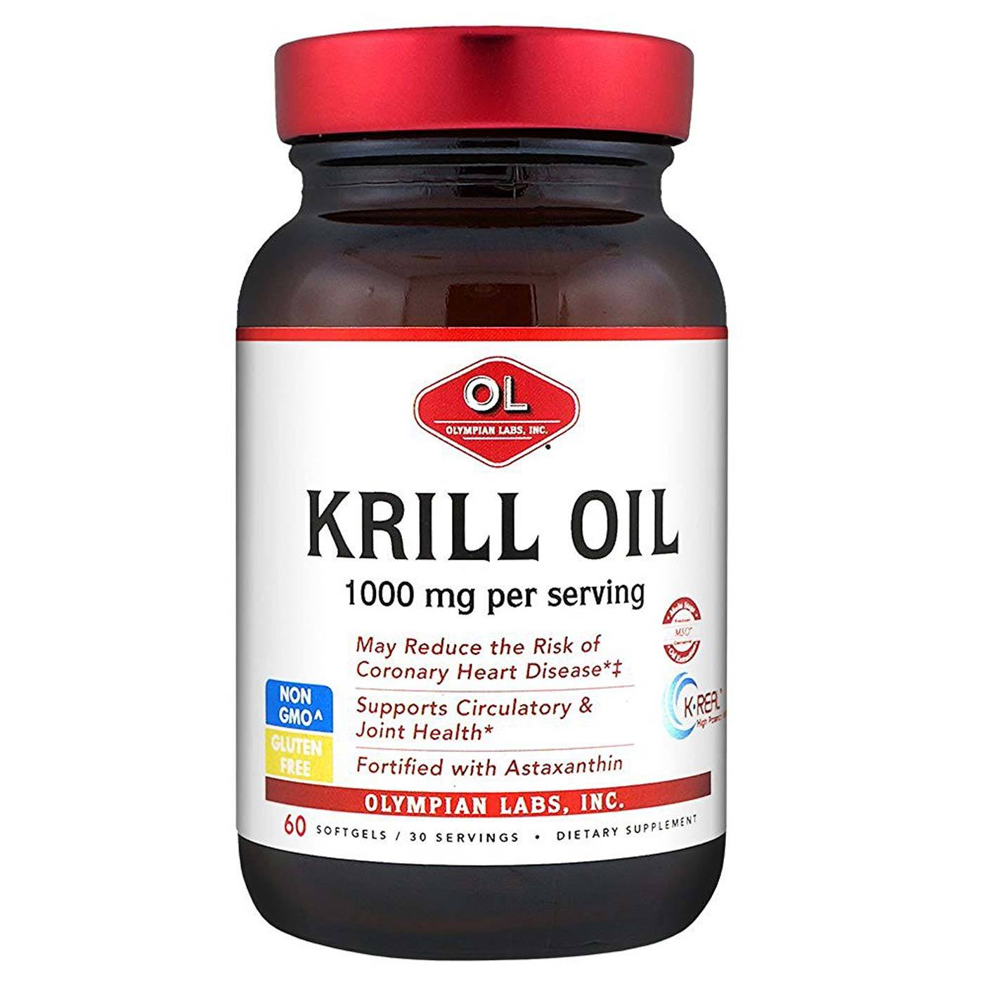 Olympian Labs Óleo de Krill 60 Cápsulas