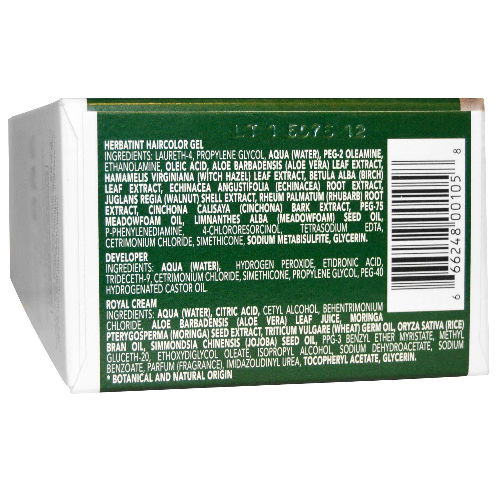 Herbatint, Gel colorador de cabelo herbal permanente, 6N, loiro escuro, 4,56 fl oz (135 ml) - Imagem 2