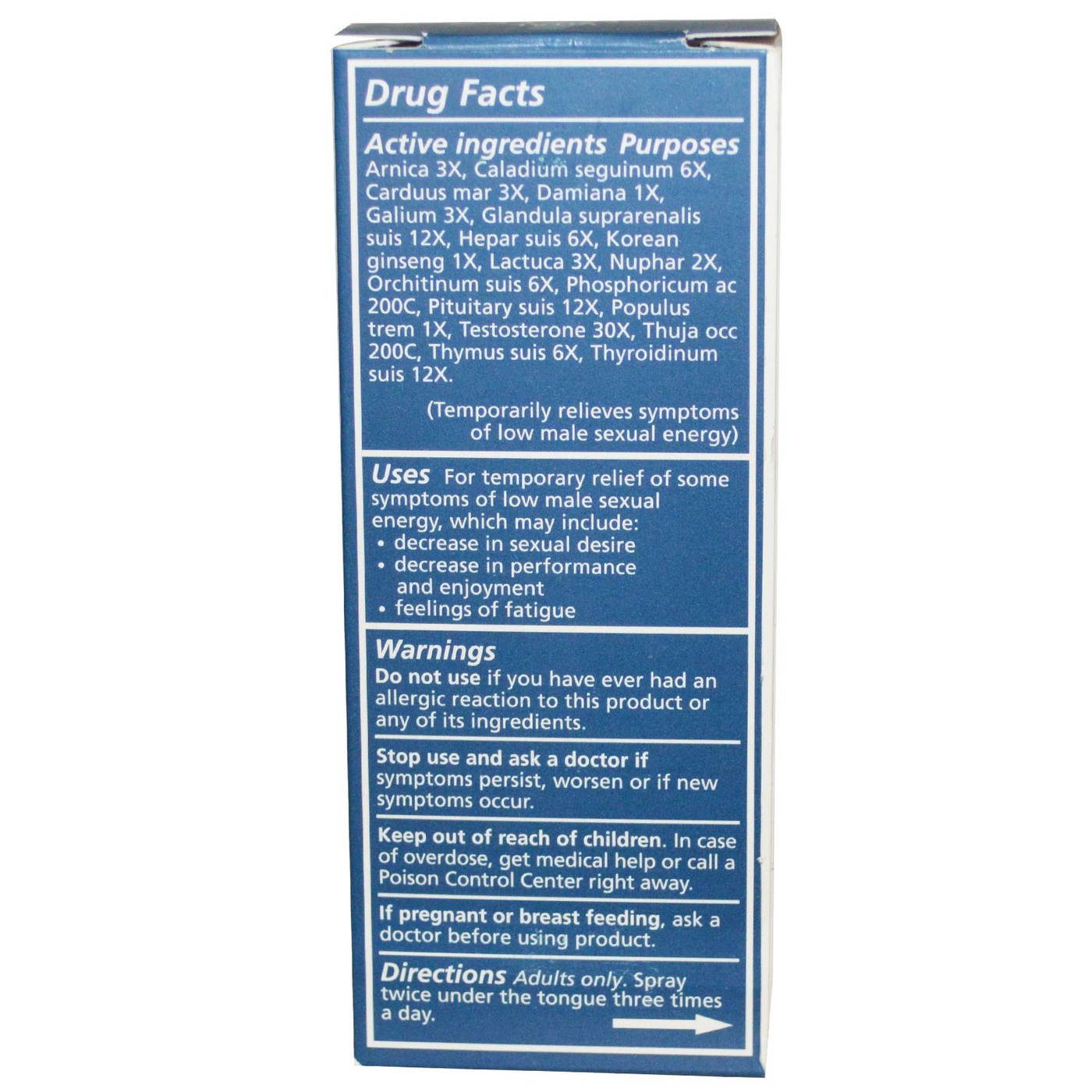 Male Vital Sexual Energia Liddell Laboratories 30 ml - Imagem 2