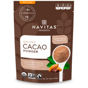 Navitas Organics, Cacau orgânico em pó, 16 oz (454 g)