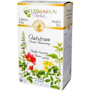Celebration Ervaals Oatstraw Verde Flowering Chá Org 24 Sacos