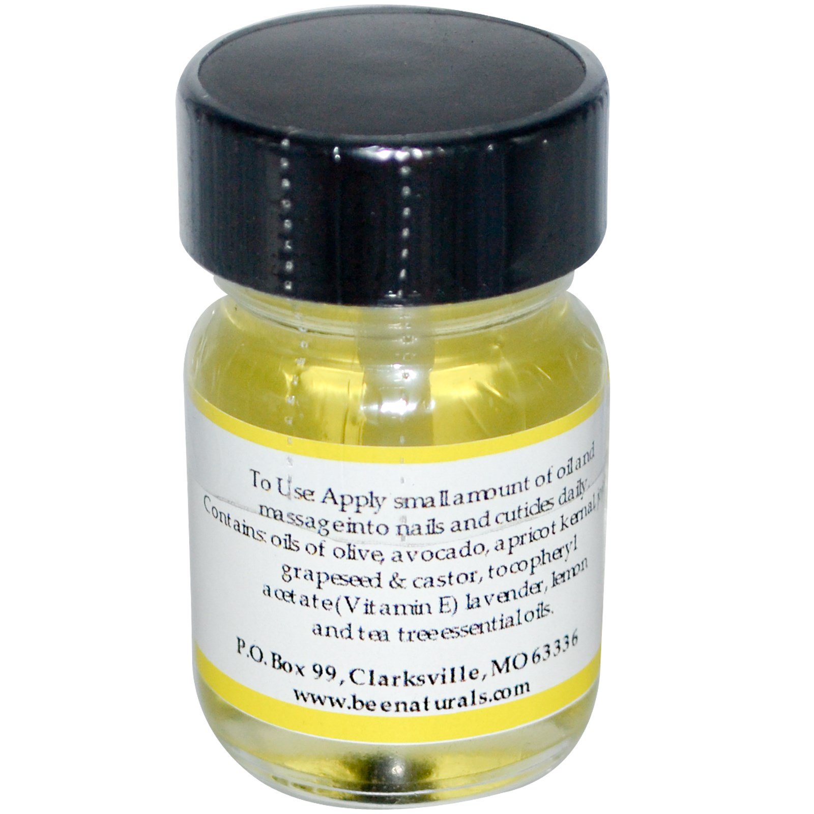 Bee Naturals, Óleo para Unha e Cutícula, 0,5 oz - Imagem 2