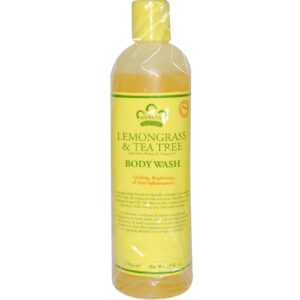Nubian Heritage, Body wash,Capim-limão e Malaleuca, 13 fl oz (384 ml)