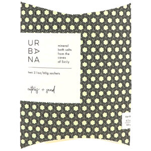 European Soaps, LLC, Urbana, Sais Minerais de Banho, Frutas Cítricas + Semente, 2 Sachês, 60 g Cada