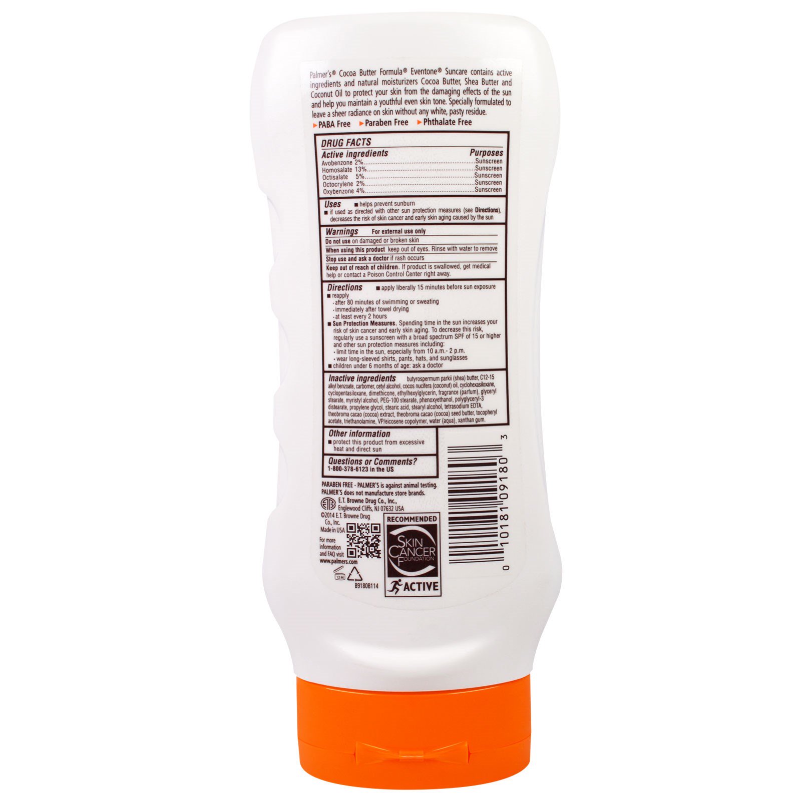 Palmer's, Fórmula Manteiga de Coco, Tonalizante, Protetor Solar, Loção Hidratante de Manteiga de Coco, PSF 30, 250 ml - Imagem 2