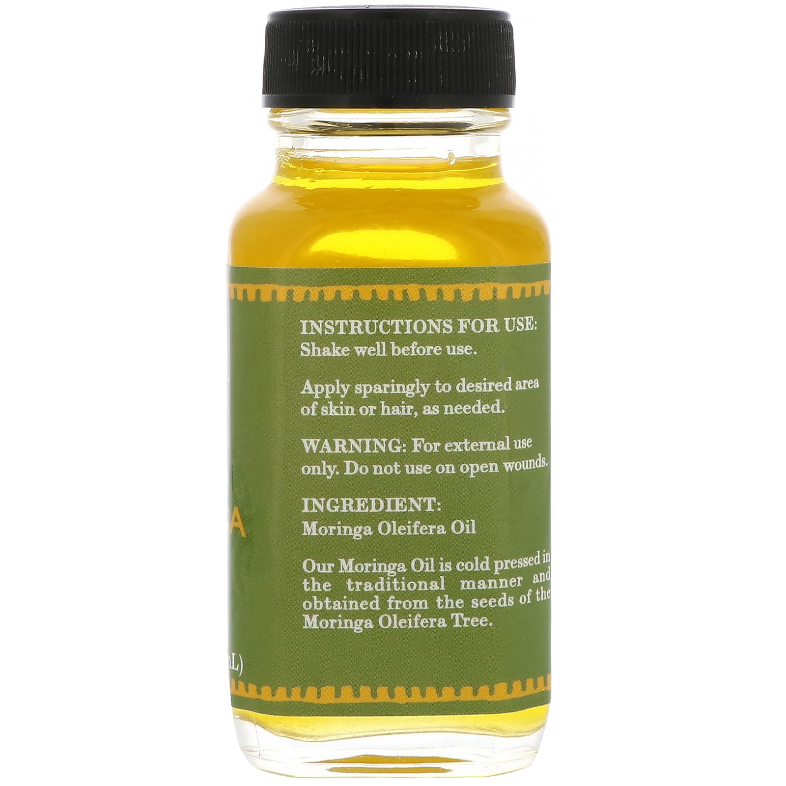 Kava King Products Inc, Óleo 100% puro de Moringa, 2 fl oz (59 ml) - Imagem 2