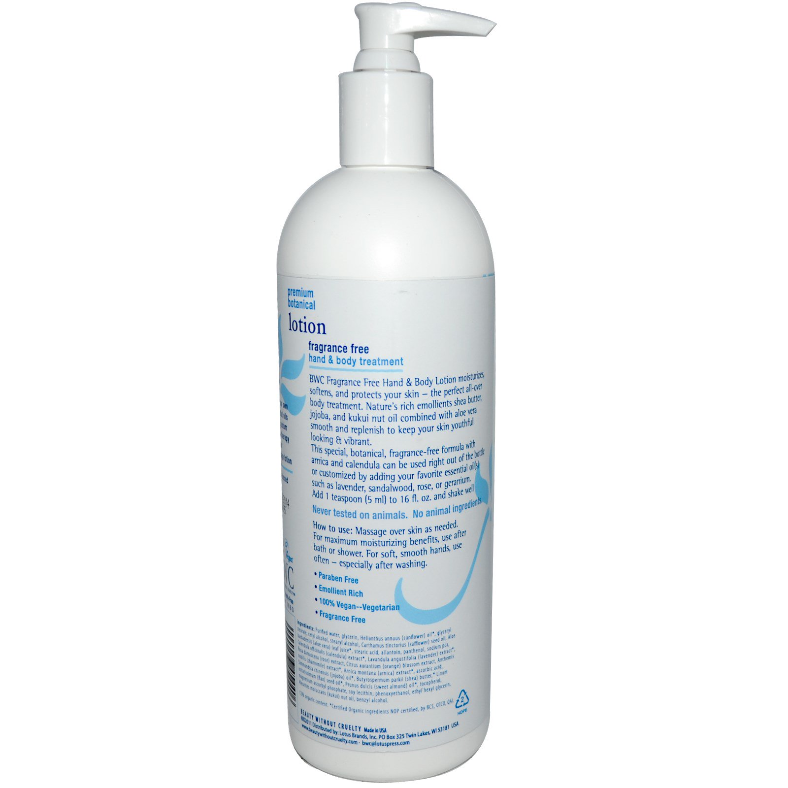 Beauty Without Cruelty, Loção Sem Fragrância, 473 ml (16 fl oz) - Imagem 2