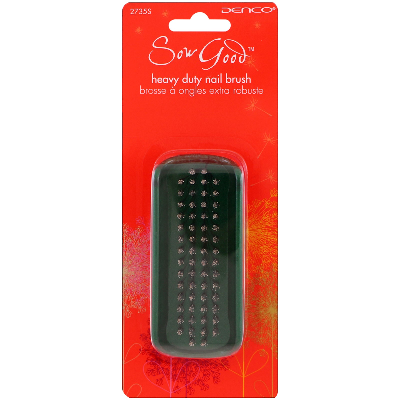 Sow Good, Escova para Unhas Limpeza Pesada, 1 Escova - Imagem 2