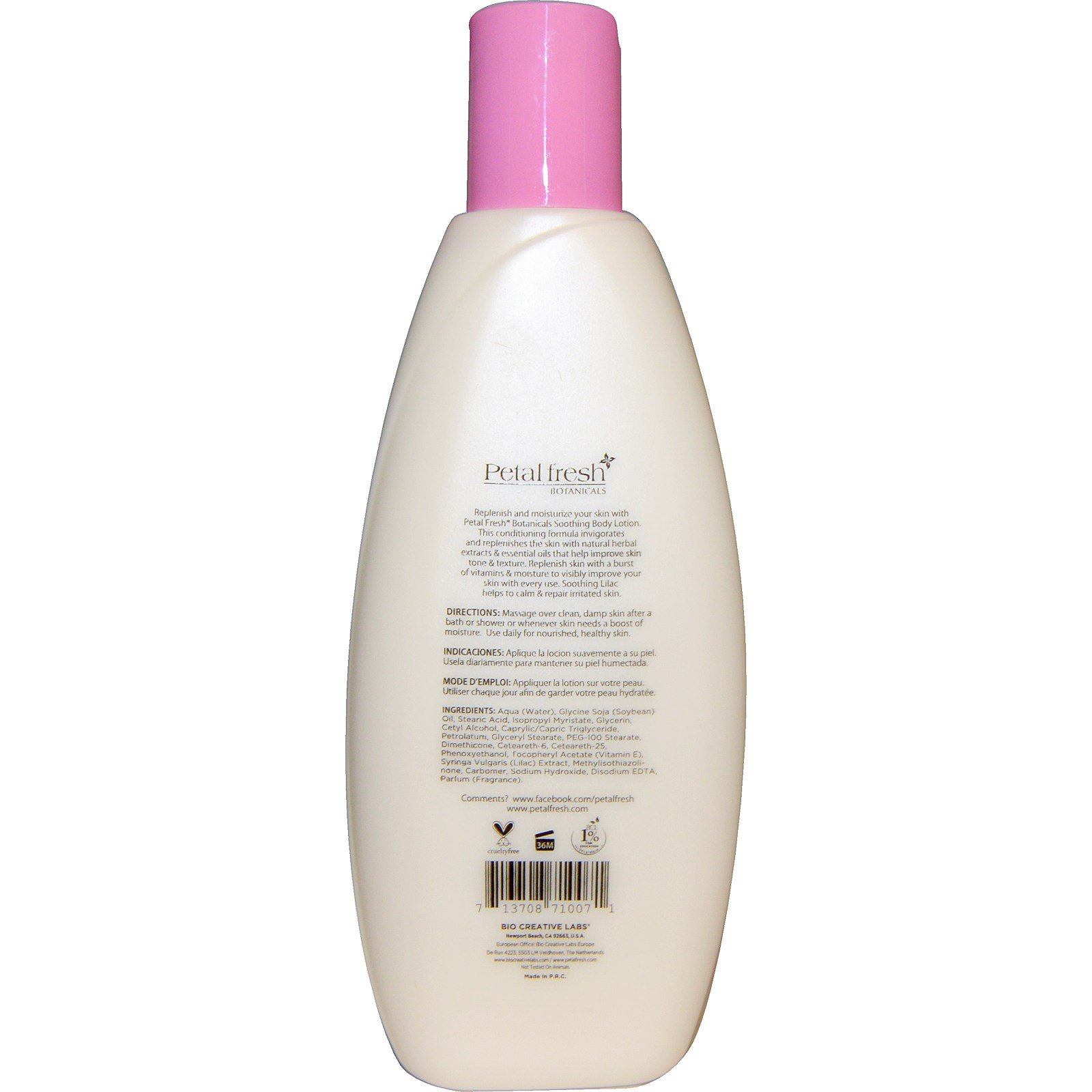 Petal Fresh, Botanicals, Loção Corporal Emoliente, Lilás, 10 fl oz (300 ml) - Imagem 2