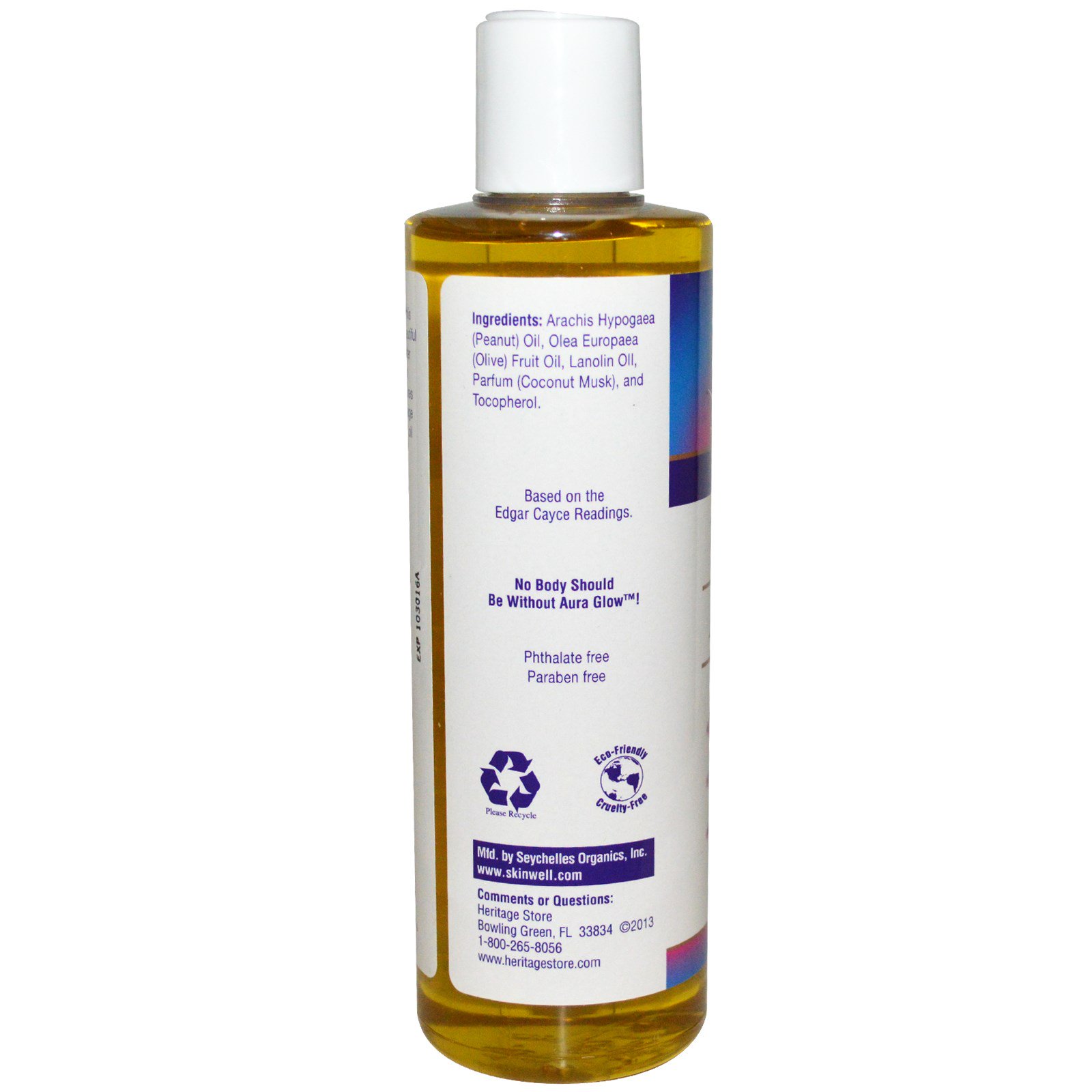 Heritage Store, Aura Glow, Coco Almiscarado, 8 fl oz (240 ml) - Imagem 2