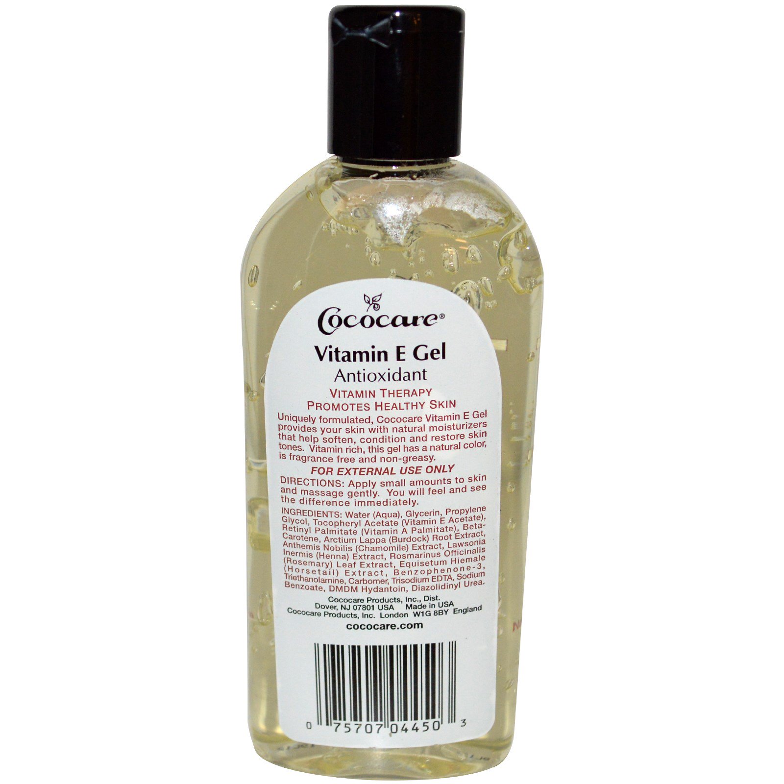 Cococare, Gel Antioxidantee com Vitamina E, 8.5 fl oz (250 ml) - Imagem 2