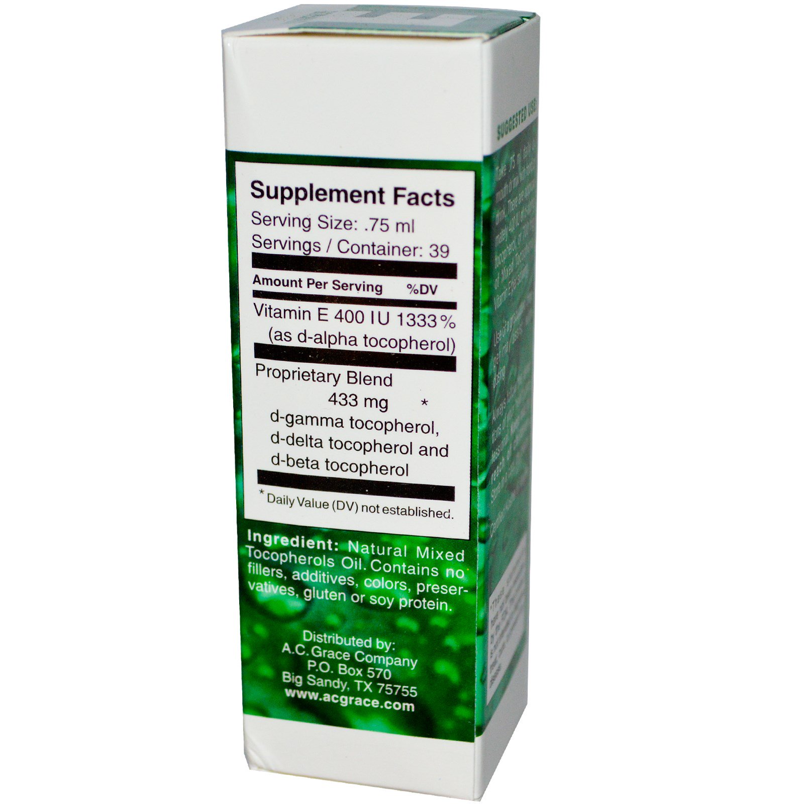 A.C. Grace Company, Único E, Óleo E com Vitamina Natural, 1 fl oz - Imagem 2