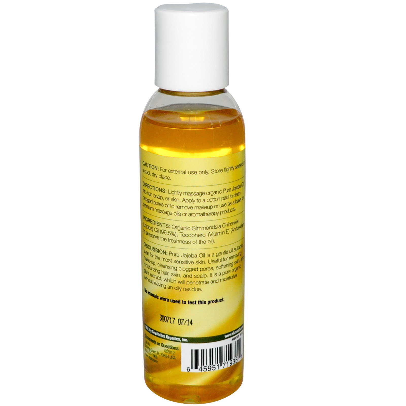 Life Flo Health, Óleo Puro de Jojoba, Cuidados com a Pele, 4 oz (118 ml) - Imagem 2