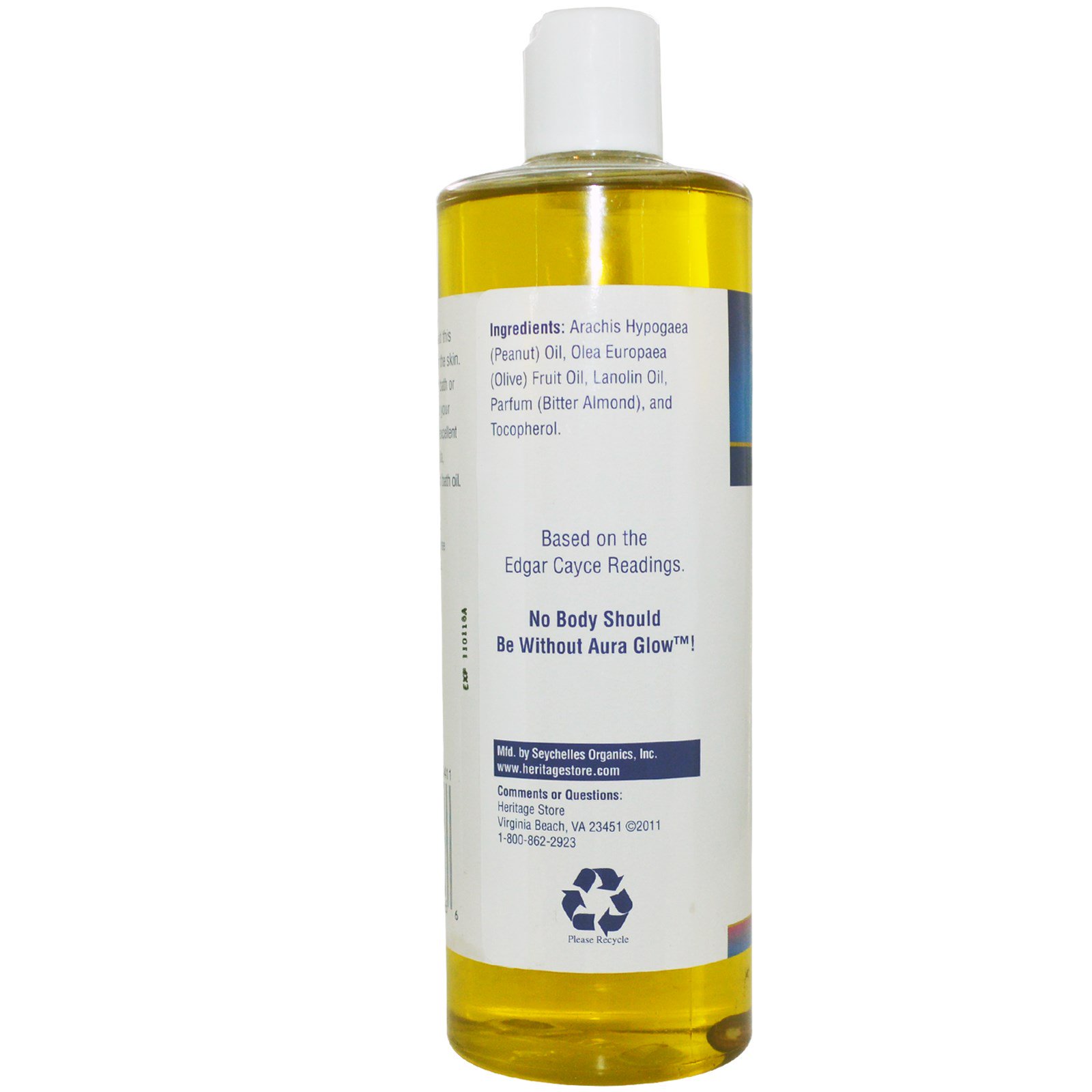 Heritage Store, Aura Glow, Amêndoa, 16 fl oz (480 ml) - Imagem 2