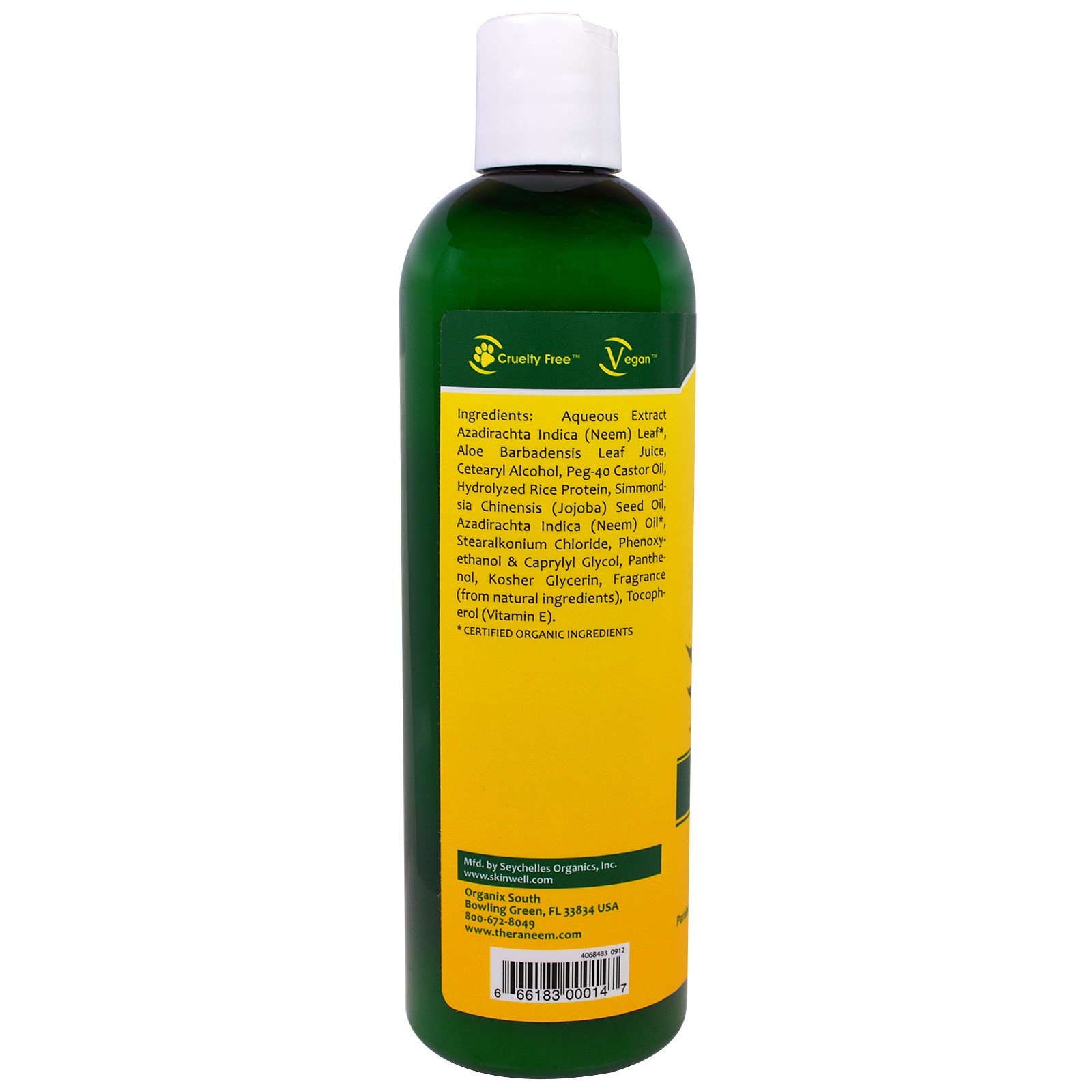 Organix South, TheraNeem Naturais, Condicionador, Terapia Suave, 360 ml (12 fl oz) - Imagem 2