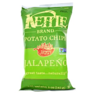 Kettle Foods, Batatinhas, Quentes! Jalapeno, 5 oz (142 g)