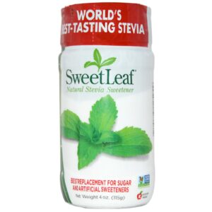 Wisdom Natural, SweetLeaf, Adoçante Natural de Estévia, 4 oz (115 g)