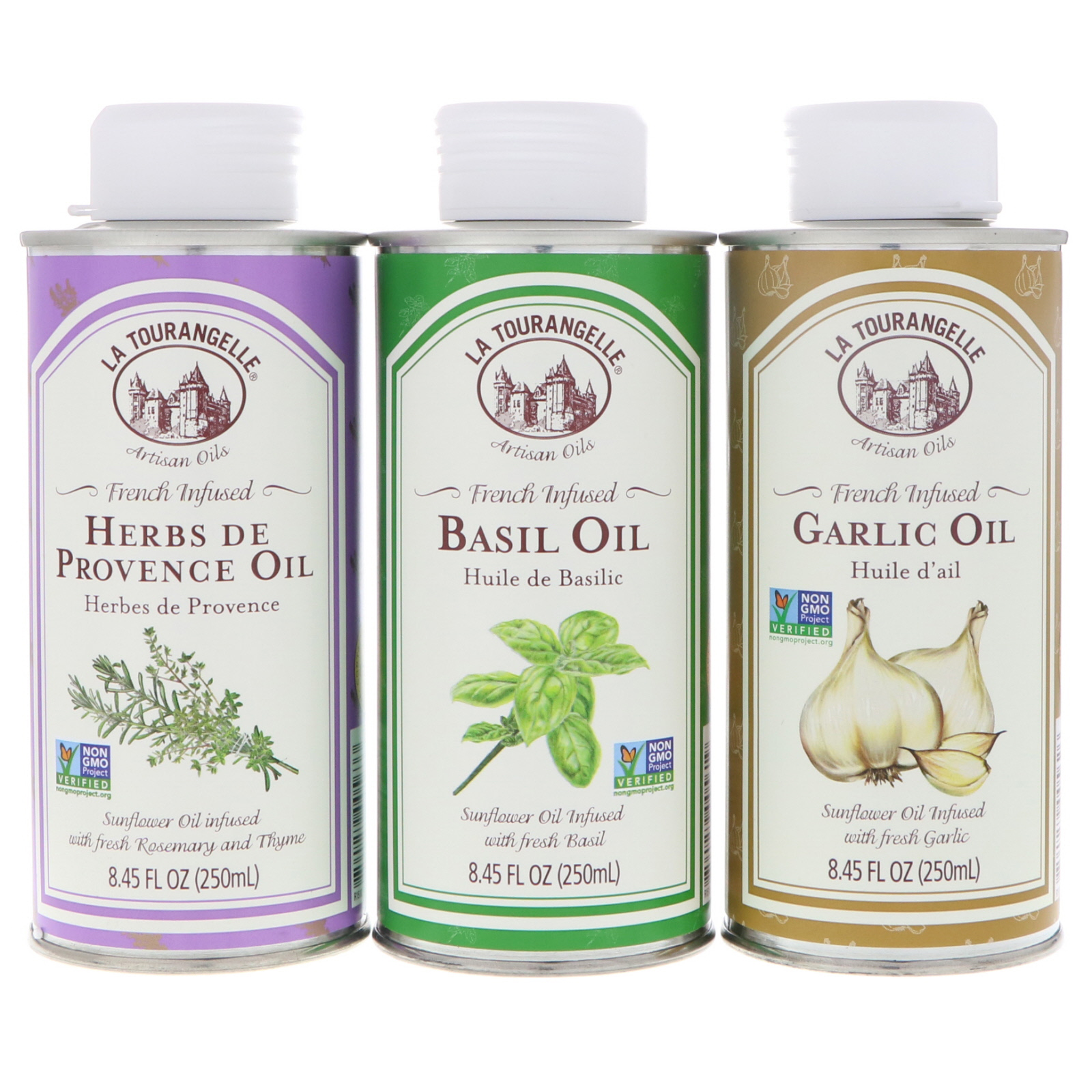 La Tourangelle, Trio Artisan Oils, 8.45 fl oz (250 ml) Each - Imagem 3