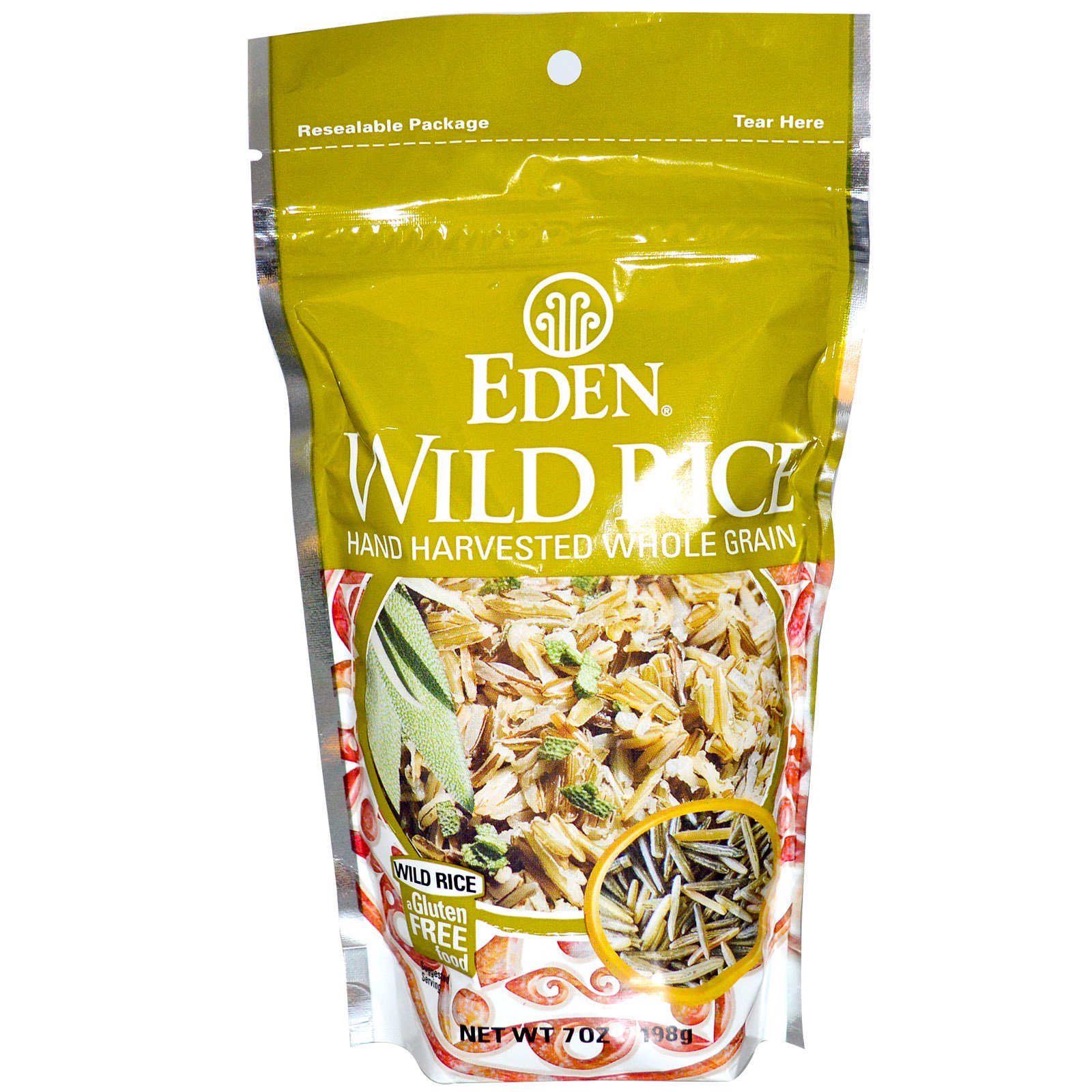 Eden Foods, Arroz Selvagem, 7 onças (198 g)