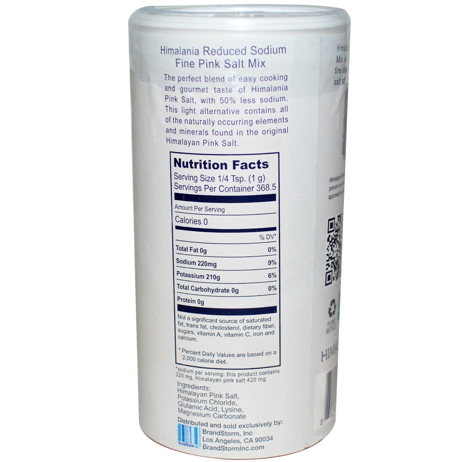 Himalania, Mix de Sal Rosa do Himalaia com Sódio Reduzido, 13 oz (368.5 g) - Imagem 2
