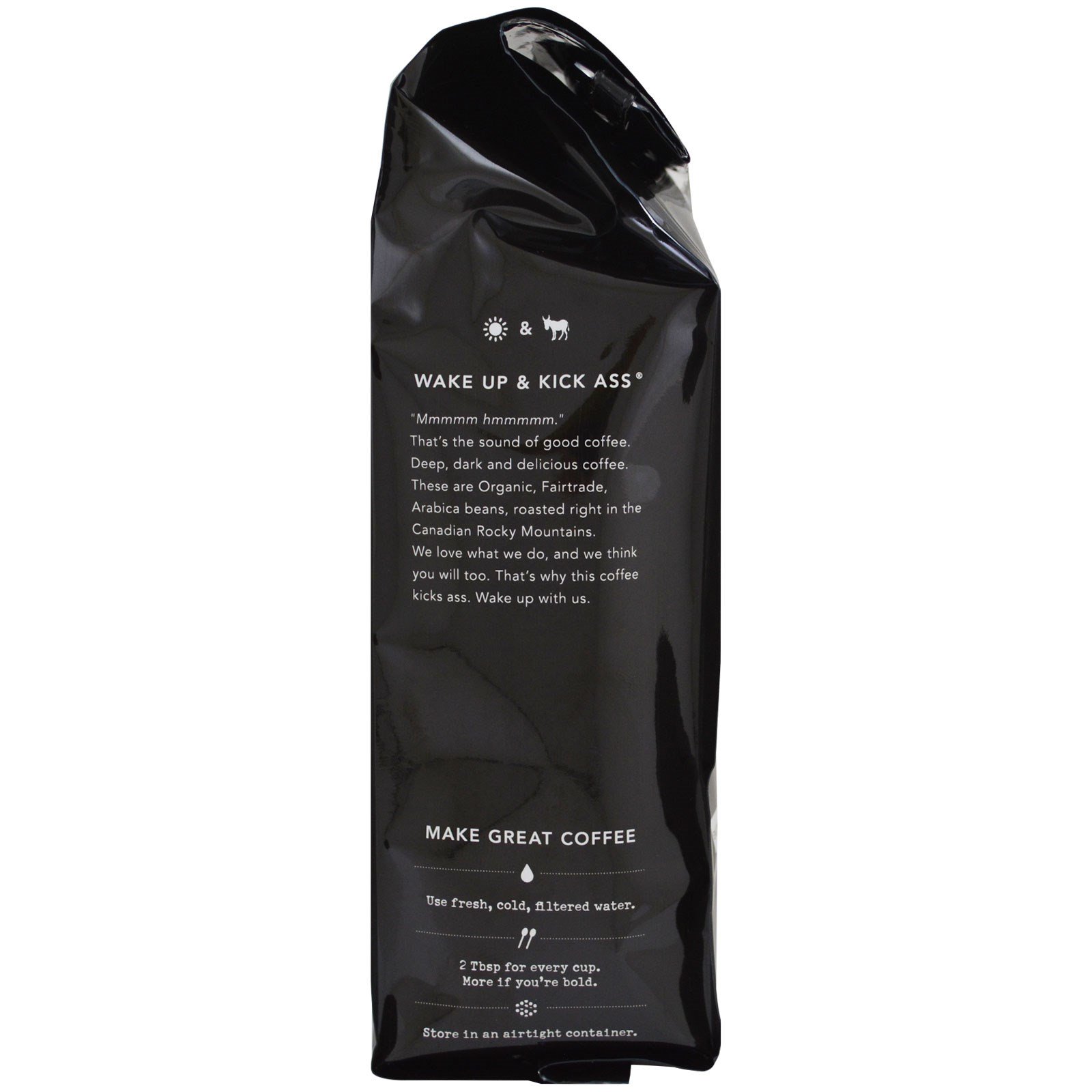 Kicking Horse, Grizzly Claw, Dark, Ground Coffee, 10 oz (284g) - Imagem 2