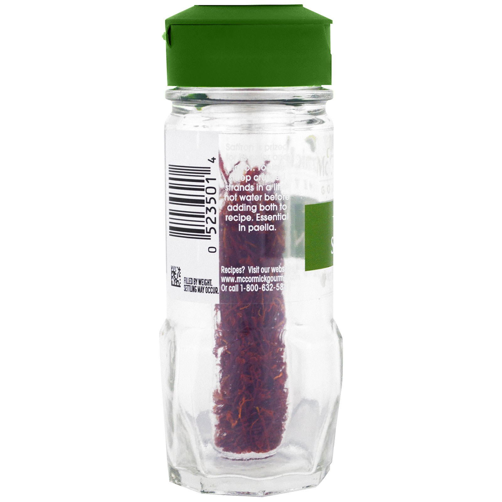 McCormick Gourmet, Todo Natural, Açafrão Espanhol, 0.06 oz (1.7 g) - Imagem 2