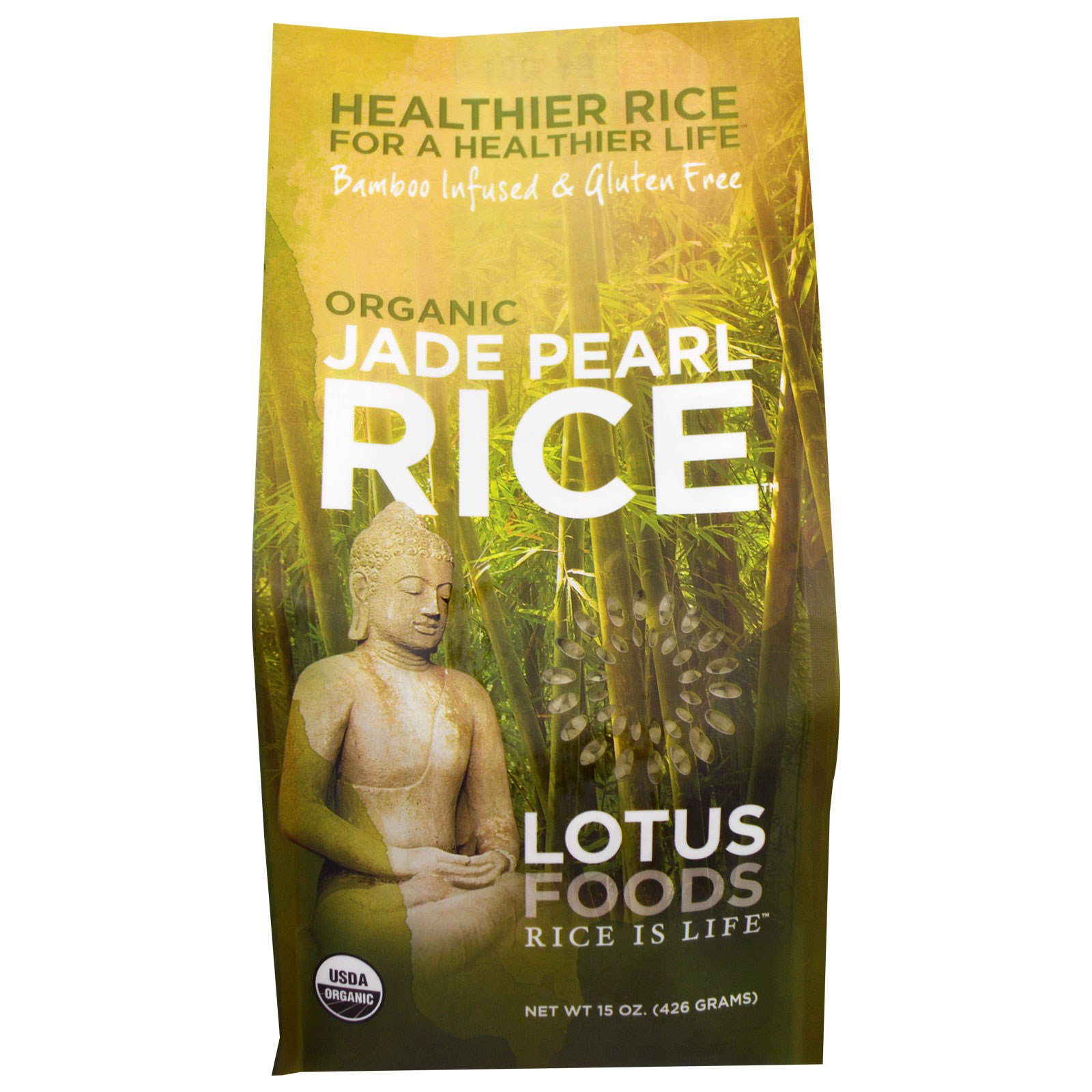 Lotus Foods, Arroz Pérola de Jade Orgânico, 15 oz (426 g)