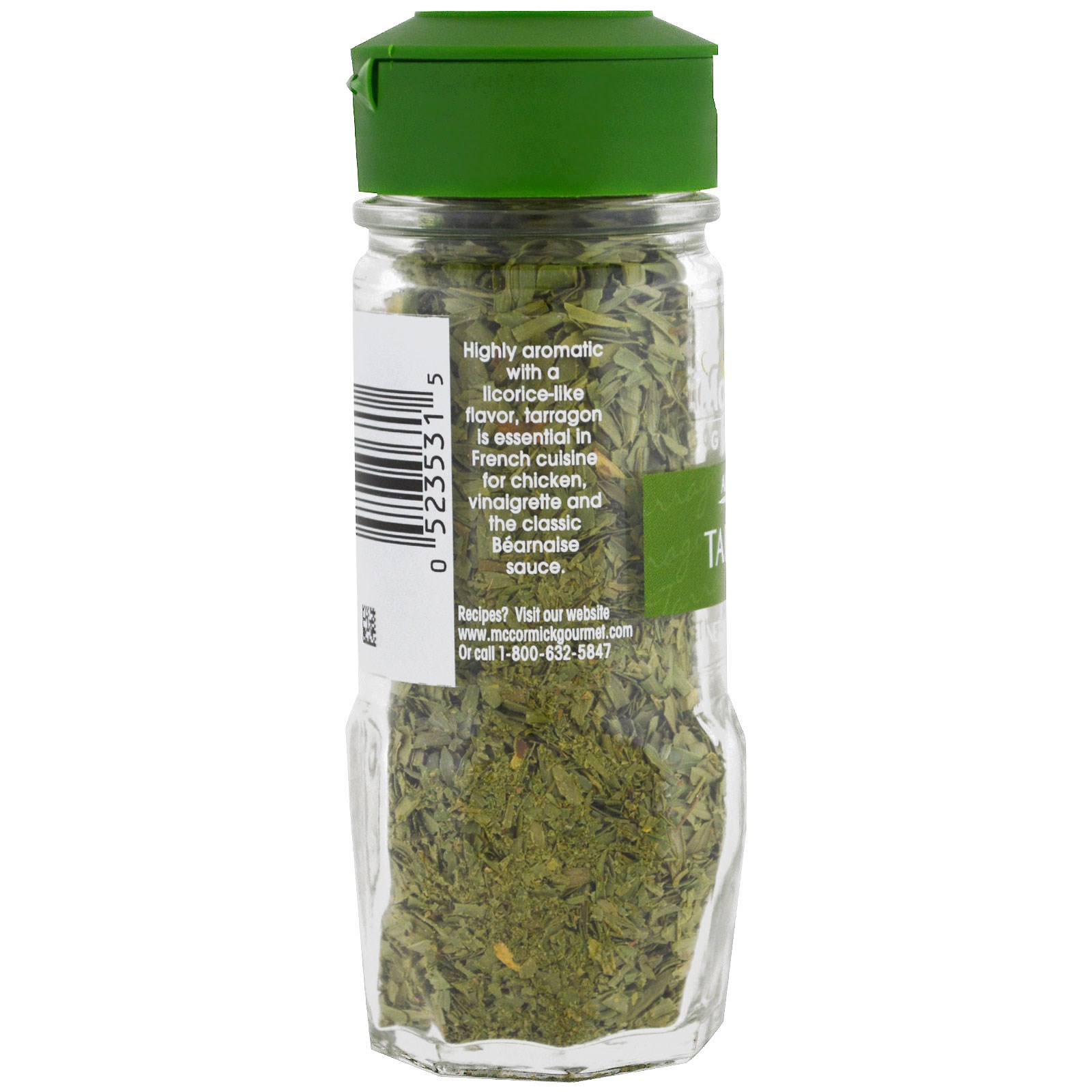 McCormick Gourmet, Todo Natural, Estragão, 0.37 oz (10 g) - Imagem 2