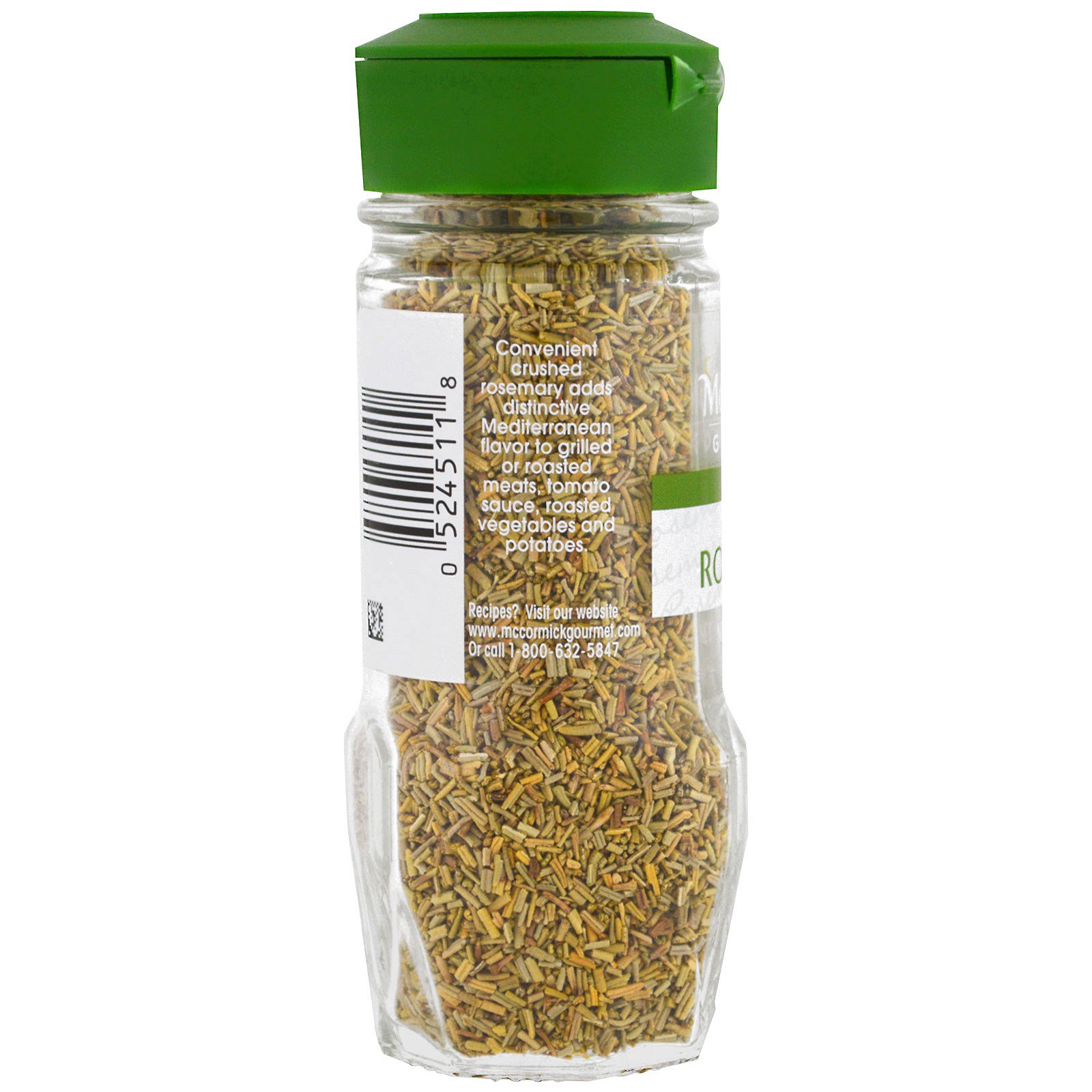 McCormick Gourmet, Orgânico, Alecrim Esmagado, 1 oz (28 g) - Imagem 2