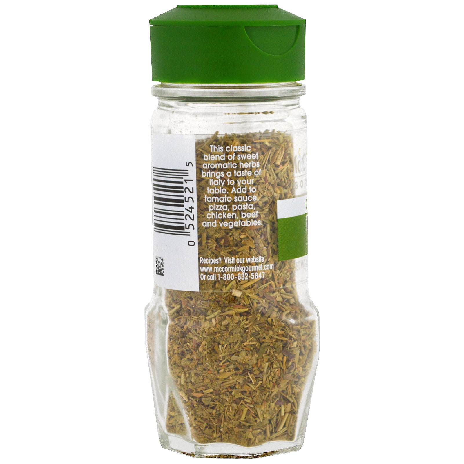 McCormick Gourmet, Orgânico, Tempero Italiano, 0,55 oz (15 g) - Imagem 2