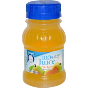 Gerber, 100% suco, pera, 4 fl oz (118 ml)