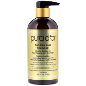 Pura D'or, Anti-Hair Loss Shampoo, For Men and Women, 16 fl oz (473 ml)