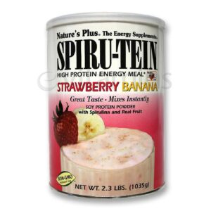 Nature's Plus Spiru-Tein Morango Banana 2 lbs,3